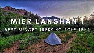 Mier Lanshan 1 Person Tent Review (BEST BUDGET TREKKING POLE TENT)