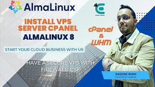 Install ConfigServer Firewall (CSF) for maximum security configuration almalinux 8 WHM cpanel