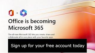 Sign up for free Microsoft Office 365 Education