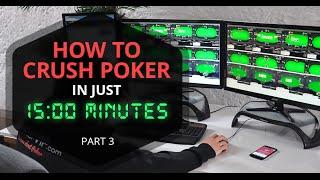 The Ultimate 15 Mins Poker Study Guide -  Exploitative Approach Using Combonator