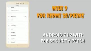 [UPDATED] MIUI 9 BASED ON ANDROID 7.1.2 FOR REDMI 3S/PRIME  REVIEW #DSTECH