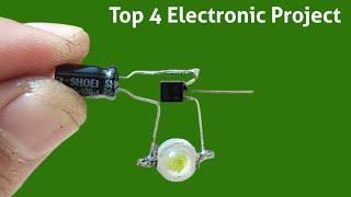 Top 4 Electronic Project Using BC547 RGB Led IRFz44n Lithium Battery & More Electronic Components