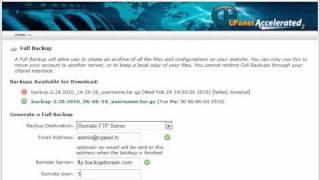 WordPressTutorials.TV - cPanel Backup - WordPress Tutorial