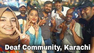 Meetup with Deaf Community Karachi | City of Lights, Karachi Vlog 1