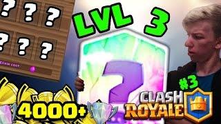 Český Let’s Play Clash Royale #03 - 4000 POHÁRŮ A PRVNÍ LEGENDA LEVEL 3!