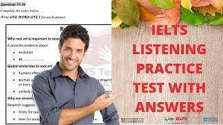 IELTS LISTENING PRACTICE TEST WITH ANSWERS | MUST TRY!