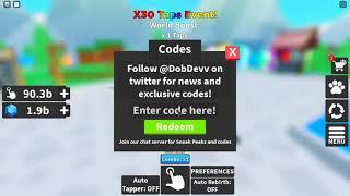 All 12 working Tapping Mania Codes