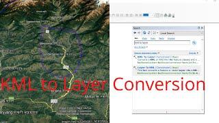 How to convert KML file to the Layer easily?? changing Google Earth file into Arc GIS supported file