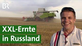 Getreide-Ernte auf riesigen Feldern in Russland | Unser Land | BR Fernsehen
