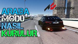 ARABA MODU VE CONTENT MANAGER NASIL KURULUR ? - Audi RS6 | Assetto Corsa