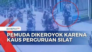 CCTV Pemuda di Sragen Dikeroyok Karena Gunakan Kaus Perguruan Silat