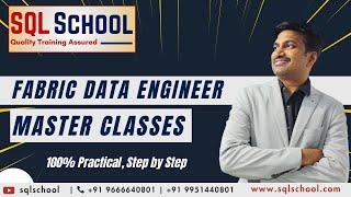 Fabric Data Engineer Master Classes100% Practical,  Step by Step