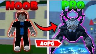 NOOB To PRO With Gorosei Saturn Devil Fruit In The A One Piece Game | Roblox