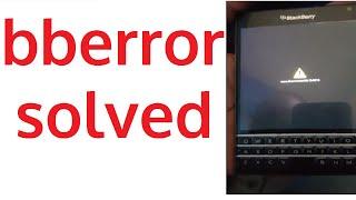 How to fix blackberry error www.bberror.com || bb10-0015 www.bberror.com/bb10-0020 [SOLVED]
