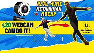 Real-Time Motion Capture with a Cheap Webcam (or iPhone): TDPT - Unreal Engine 5 Tutorial