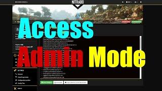 How To Access Admin Mode In Nitrado For Asa (ark Survival Ascended)
