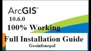 How to install ArcGIS 10.6 #gis #GIS 10.6