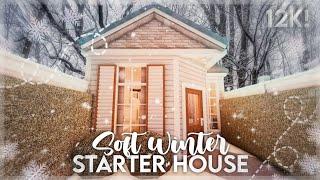 No Gamepass Soft Winter Starter House I 12k I Build and Tour - iTapixca Builds