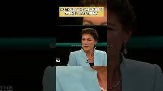 Markus Lanz wird von Wagenknecht gedemütigt #politik #deutschland #wagenknecht #lanz