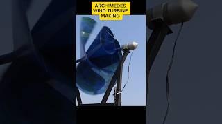 Super efficient wind turbine making #shorts #windturbine