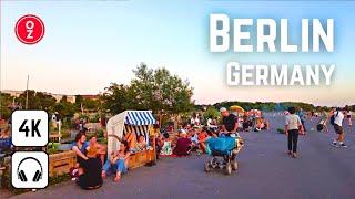 [4K] BERLIN City Walking Tour at Tempelhofer Feld - Germany 