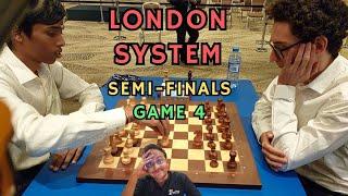 When Pragg played the London system against Caruana | World Cup 2023 Semi-Finals Game 7.4