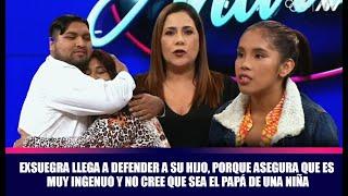 Exsuegra llega a defender a su hijo, porque asegura que es muy ingenuo y no cree que sea el papá