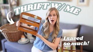 Thrift With Me For Cozy Home Decor | Vintage Cottagecore Finds  #thriftwithme