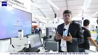 Manoj KS, Head of Business Development, Industrial Quality Solutions, Carl Zeiss @ PMTX 2024