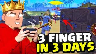 I MASTER 3 Finger HUD in Just 3 DAYS  | FREE FIRE