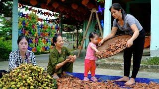 Những ngày cuối tháng 4, mong ngóng Chồng trở về. Thu hoạch và bán rau củ quả