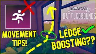 TABG QUICK TIPS: LEDGE BOOSTING | Totally Accurate Battlegrounds (Tutorial)