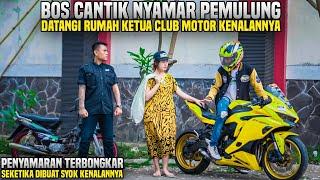 BOS CANTIK NYAMAR JADI PEMULUNG DATANGI RUMAH KETUA CLUB MOTOR KENALANNYA!! Responnya bikin syok..