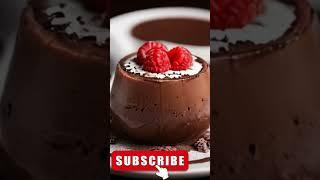 Chocolate pudding #shorts #food #lochi #trendingshorts #chocolate #pudding #tasty #usa #fastfood