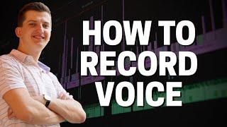 How To Record Voice - Audio in Da vinci Resolve 16