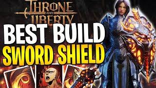 HUGE AOE SWORD AND SHIELD Build! Throne and Liberty Sword and Shield Build PVE