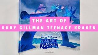 The Art of Ruby Gillman Teenage Kraken (flip through) Dreamworks Artbook