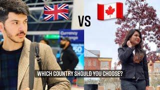 Uk Vs Canada For Studying| Best Country For Students| Fees, Part Time Jobs, PR Process, Weather| Q&A