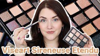 VISEART SIRENEUSE ETENDU EYESHADOW PALETTE | 3 LOOKS AND COMPARISONS