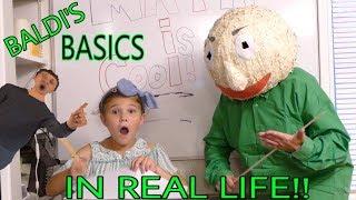 Baldi's Basics In Real Life With No Budget! Can I escape Baldi????