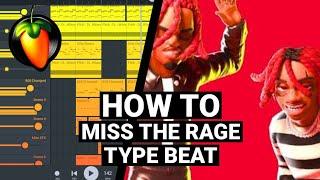 How i make Trippie Redd / Miss The Rage type beat (fl studio mobile tutorial)