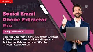 Social Email Phone Extractor Pro | how to extract email | Email marketing | Email extractor