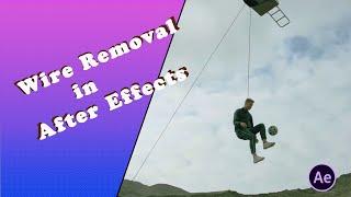 Easy After Effects wire removal tutorial. How to remove wire. Full tutorial. #aftereffects