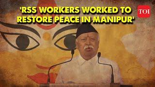 RSS chief Mohan Bhagwat blames ‘external forces’ for orchestrating Manipur violence