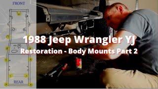 Jeep Wrangler YJ - Body Mount Removal Part 2