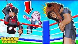 ROBLOX SHADOW BOXING AS MILES MORALES AND GWEN