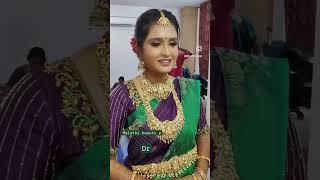 Dr.Sowmia wedding bride #malathybeautyparlourmadurai #indianwedding #weddingmakeup #maduraimakeupart