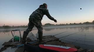 КРУПНЯК НА УТРЕННЕЙ ЗОРЬКЕ НА ПОПЛАВОК.РЫБАЛКА НА ПОПЛАВОК В МАЕ НА ЛИНЯ.