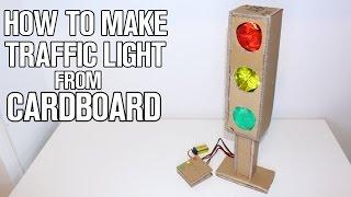 How To Make Traffic Light from Cardboard