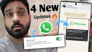 4 Whatsapp New Update 2025 |  Clear Count whatsapp new feature | whatsapp Updates